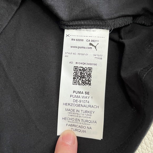 NWT - Puma AC Milan Men’s T Shirt - Size XL - Picture 8 of 9